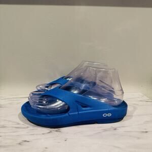 OOFOS Ooriginal Blue Thong Sandals Women’s Size 6